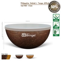 Petisqueira Futebol Ecológica com Tampa 240ml 440G
