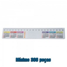 Régua Plástica 20cm 13040